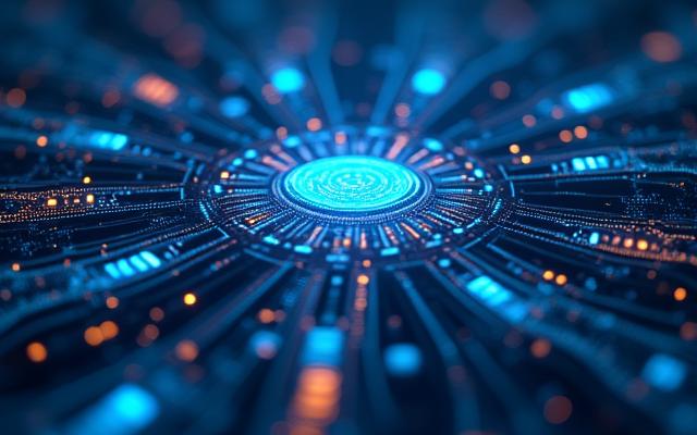 Vernetztes IoT-Netzwerk mit Sensoren und Geräten