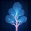 Wachsender Baum Icon für nachhaltige Architektur